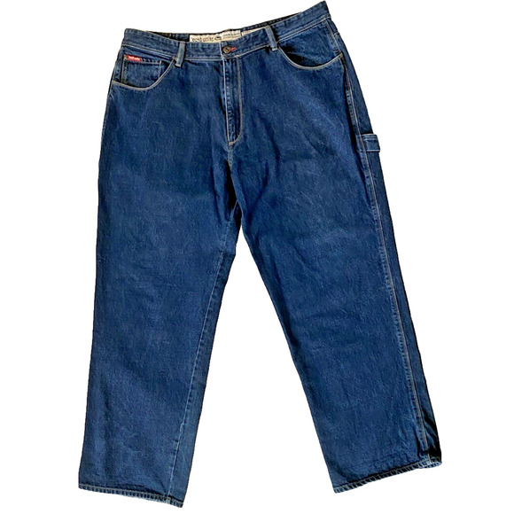 Ecko Unltd Jeans Mens 40 x 31 Denim Foundry Carpenter Skater Y2K Baggy Hip Hop - Picture 1 of 14